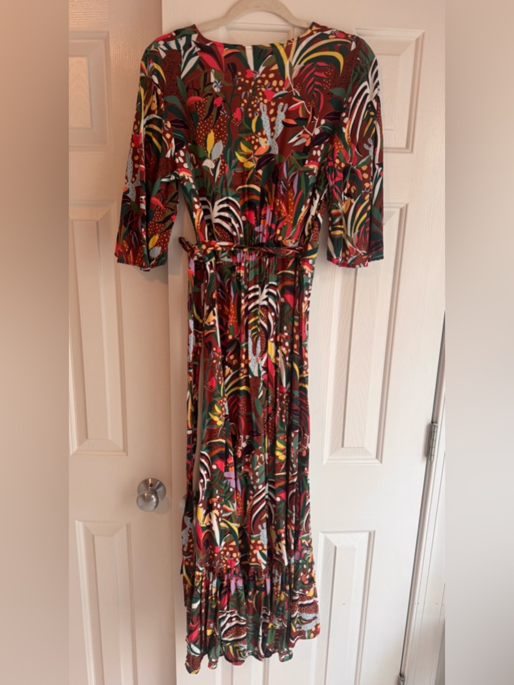 Farm Rio Wrap Maxi Dress - Picture 4 of 6